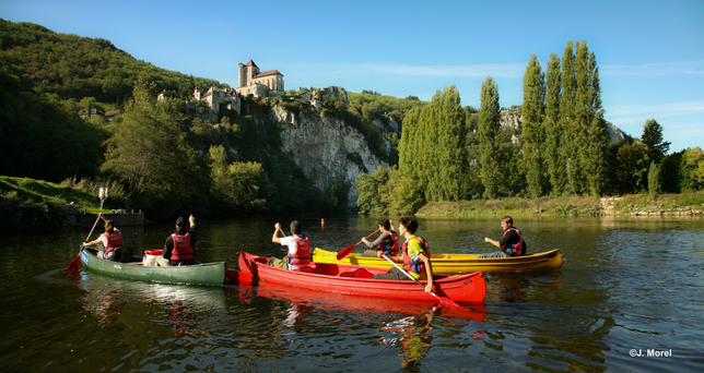 canoë saint cirq lapopie